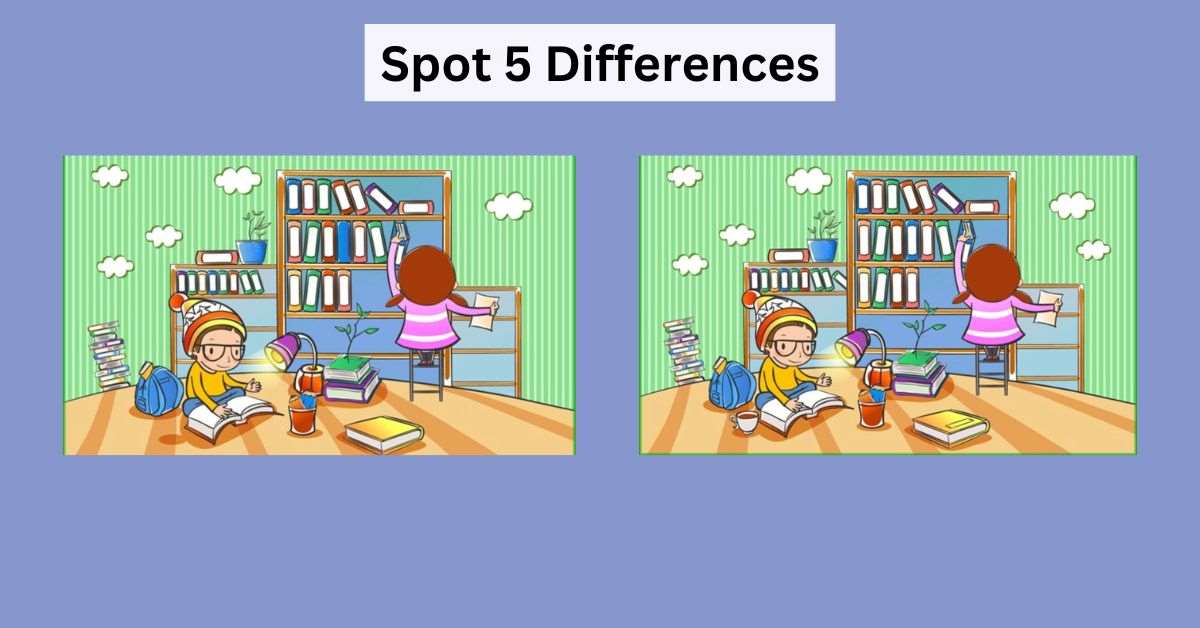 Test Your Visual Acuity with This Spot the Difference Puzzle